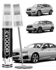 Tinta de Retoque Metálica Prata Solar NH-932M - Compatível Acura Exact Match 2 em 1 com Microaplicadores - imagem 2