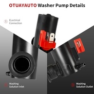 Bomba de Lavagem de Para-brisa OTUAYAUTO 86611-AA010: Visibilidade Clara para Subaru, Honda e Acura - imagem 5