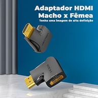 Adaptador HDMI 270º Vention: Conexão 4K Flexível e Imersiva - imagem 5
