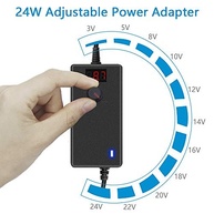 Adaptador de Energia Universal SHNITPWR 3V-24V 1A 24W: Ajustável e Versátil para Seus Dispositivos - imagem 3