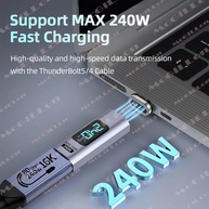 Adaptador USB4 240W: Carregamento Turbo + Dados! - imagem 4