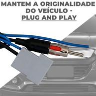 Adaptador de Antena Nissan: Plug & Play Sem Cortes! - imagem 1