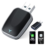 Adaptador Wireless 2 em 1: CarPlay e Android Auto Sem Fio Ultra Rápido 5.8GHz - imagem 2