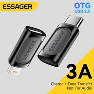 Adaptador Essager: iPhone + USB-C (OTG + 20W) - imagem 1