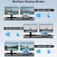 Adaptador UANTIN USB 3.0 para 2 HDMI 4K/1080p - Expanda sua Produtividade com Estilo - imagem 4