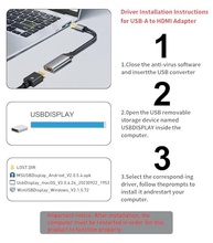 Adaptador Reborn USB para HDMI 1080p @60Hz: Expanda sua Tela com Facilidade! - imagem 4