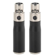 Adaptador Mini XLR 3 Pinos Fêmea para XLR Fêmea: Conexão de Áudio Profissional - imagem 2