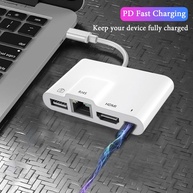 Adaptador Lightning para HDMI: TV 1080P + LAN - imagem 4