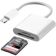 Adaptador OTG Apple: Leitor de Cartão SD/TF 2 em 1 - imagem 1