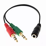 Adaptador P3/P2 Chipsce: Som e Microfone! - imagem 1