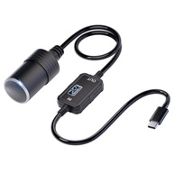 Adaptador USB C para Isqueiro 12V 36W PD 3.0: Energia Inteligente para seu Carro - imagem 2