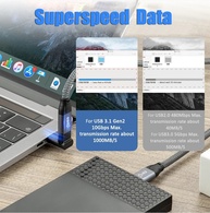 Adaptador USB-C 90°: Extensor Versátil e Potente - imagem 4