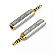 Adaptador Vention P1 2.5mm Macho para P2 3.5mm Fêmea - Conexão HiFi de Alta Qualidade - imagem 2