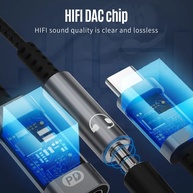 Adaptador USB-C 3.5mm: Som HiFi + Carga Rápida - imagem 4