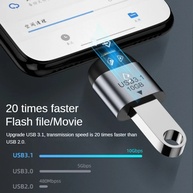 Adaptador USB-C 10Gbps: Carregue e Transfira Dados Rápido! - imagem 4