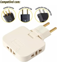 Adaptador de Tomada Articulado 3 Saídas: Organize e Expanda suas Conexões! - imagem 4