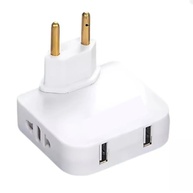 Tomada Benjamim Adaptador T Articulado com USB Bivolt: Conectividade e Praticidade! - imagem 2
