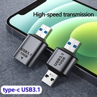 Adaptador USB-C 10Gbps: Carregue e Transfira Dados Rápido! - imagem 1