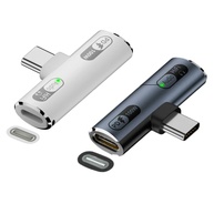 Adaptador USB-C 2 em 1: Carregue e Use Fone! - imagem 1