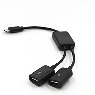 Adaptador USB-C 2 em 1: Hub Dual OTG - imagem 1