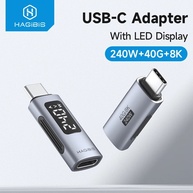 Adaptador USB-C 240W Hagibis: Potência e Velocidade! - imagem 1