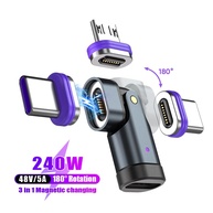 Adaptador USB-C 240W Magnético: Carregue Rápido! - imagem 1
