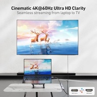 Adaptador USB C para HDMI 4K 60Hz BENFEI: Imagens Incríveis em Telas Maiores! - imagem 3