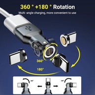 Adaptador USB-C Magnético AUFU: Conecte Fácil! - imagem 4