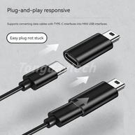 Adaptador USB OTG: Mini USB para USB-C - imagem 4