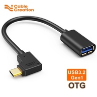 Adaptador USB-C para USB 3.0 90°: Conecte Sem Limites! - imagem 1