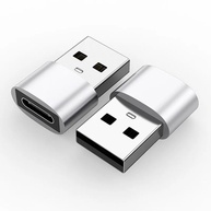 Adaptador USB para USB-C Fêmea: Carga Rápida e OTG - imagem 1
