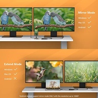 Adaptador WAVLINK USB 3.0/C para HDMI Duplo 1080p@60Hz - Expanda sua Produtividade! - imagem 4