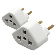 Kit 2 Adaptadores de Tomada Universal Bivolt 10A/20A 250V - Plugue 110V/220V - CompleteStore® - imagem 1