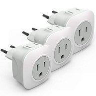 Pacote com 3 Adaptadores de Tomada Europeu VINTAR 2 em 1: Carregue 2 Dispositivos + 2 USB na Europa! - imagem 2