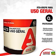 Fita Crepe Multiuso 18mmx50m – 6 Rolos Adere - imagem 2