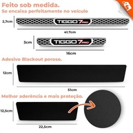 Soleria de Porta Adesiva Elegance para Chery Tiggo 7 Pro (2022-2023) - 4 Portas - imagem 4
