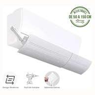 Defletor de Ar Condicionado Ajustável 50-100cm | Direção de Vento 180° com Instalação Adesiva - imagem 5