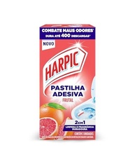 Pastilha Adesiva Sanitária Harpic Frutal - 3 Unidades | Limpeza e Fragrância Duradoura - imagem 2