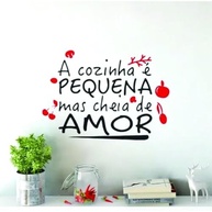 Adesivo de Parede Decorativo para Cozinha Pequena - Design Moderno e Funcional - imagem 2