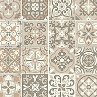 Adesivo Azulejo Bege e Marrom 2m – Decore sua Área Gourmet - imagem 1
