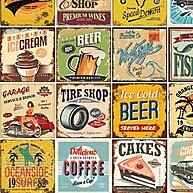 Adesivo Azulejo Retro Vintage: Transforme sua Área Gourmet com Estilo - imagem 1