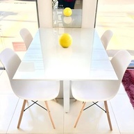 Adesivo Vinil Envelopamento Mesa Laca Laquear Vidro Lavável Impermeável 2m x 1m Branco Brilho - imagem 4