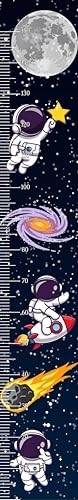Adesivo de Parede Astronauta Régua de Crescimento Infantil - 150x25cm | Decore e Acompanhe o Crescimento com Estilo - imagem 2