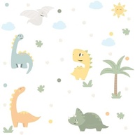 Adesivo de Parede Dinossauro Infantil Lavável - Seguro e Fácil Aplicação para Quarto de Criança - imagem 5