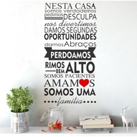 Adesivo de Parede Casa: Amor e Família 💖 - imagem 1