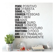 Adesivo de Parede Pense Positivo: Decore com Inspiração - imagem 1