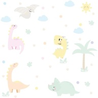Adesivo de Parede Dinossauro Infantil Lavável - Seguro e Criativo para Decoração do Quarto - imagem 5