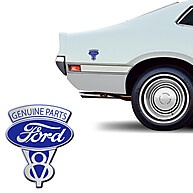 Adesivo Ford V8: Resinado, Original & Durável - imagem 1
