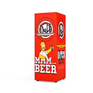 Adesivo Geladeira Simpson Duff: Transforme sua Cozinha! - imagem 1