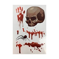 Adesivo Halloween: Caveira e Sangue Assustador! - imagem 1